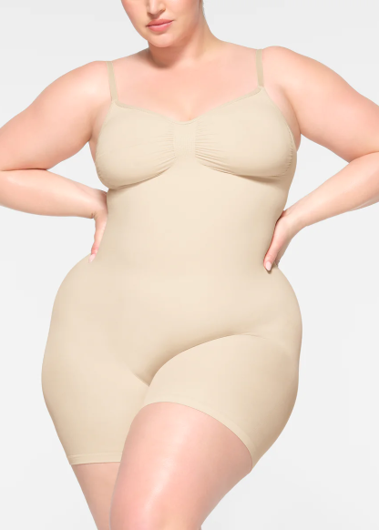 Customized mid-thigh jumpsuits